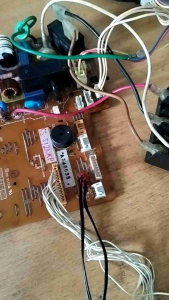 แผงวงจรแอร์ Panasonic inverter พาท CWA73C6220 (A746638) รุ่น CS-S9NKT และ CS-S12NKT ซึ่งรองรับการทำอารมณ์อะไหล่แอร์ถอด