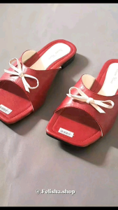 Sandal wanita flat pita anti slip anti licin/sandal wanita daily pita lucu