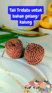 Benang Tali Tridatu Asli Bali 3 Warna (2 Meter)