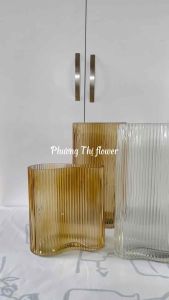 Bình cắm hoa thuỷ tinh bình cắm hoa bình cắm hoa vân