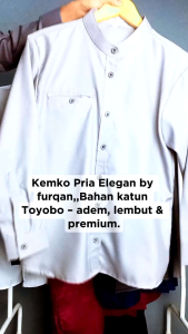 KEMEJA KOKO KEMKO PRIA DEWASA REMAJA LENGAN PENDEK KERAH SANGHAI KATUN