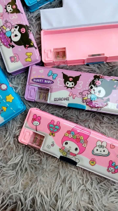 Sanrio Character Design  Magnetic Pencil Case  With Sharpener/Cute Character Pencil Case