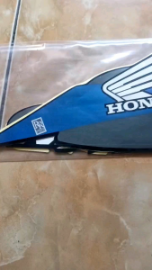 STRIPING STICKER LIS LES POLET honda win 100 2001 Variasi Ungu biru silver stiker motor list body standar berkualitas terbaik MAHKOTA STIKER