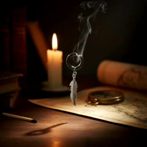 Anting Fashion Kasual Model Jepit Magnet Tanpa Tindik Desain Daun Zoro Silver (Harga per 1pcs)