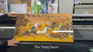 Đồng Hồ Tráng Gương "MÃ ĐÁO THÀNH CÔNG" Thu Trang Decor