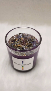 【Crown Chakra Candle - Handmade by the Shop Owner】Awakens Spirituality Enhances High-Frequency Vibration and Wisdom Awakens Spirituality Deepens Perception Achieves Inner Peace Purifies the Mind