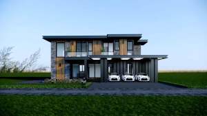 แบบบ้านโมเดิร์น 2 ชั้น