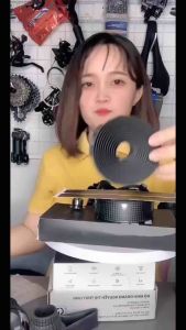 Dây quắn ghi đông xe đạp đua xe đạp cuộc tay lái cong fix gear. Vân Carbon (2 cuộn/bộ)