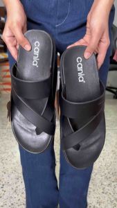 Cania รุ่น CM 11393 สีน้ำตาล รองเท้าแตะ cania (คาเนีย ดูแล...แคร์ทุกก้าว)