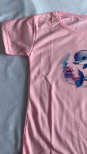 Kaos Anak Perempuan Lumba-Lumba Usia 2-10 Tahun