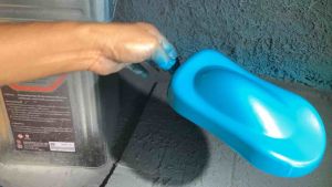 ฟ้าอ่อนมุกขาว สีพ่นรถยนต์2k สีพ่นรถยนต์ สีพ่นรถบรรทุก สีพ่นมอไซค์