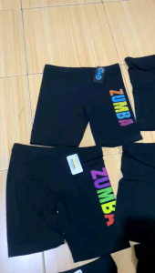 N2-CELANA SHORT WANITA ZUMBA RAINBOW