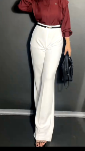 VORLINA: Celana Kulot Cutbray & Flare Pants Highwaist