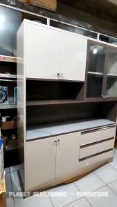 Kitchen set Plat besi 4pintu 160cm Lemari sayur lemari dapur Lemari besi Lemari anti rayap promo murah
