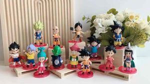 Mô hình Dragon Ball - WCF 13 nhân vật hồi nhỏ - Goku Gohan Goten Vegeta Trunks Bulma Piccolo Krillin Pan Upa - Cao 8cm