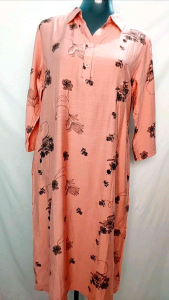 VINTAGE Floral Long Dress for women fashion summer travel casual