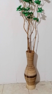 Bunga Kering/StikBambu Ulir Bunga Klobot Mini/Bunga Artificial