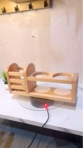 Rak Display Botol & Sendok Multifungsi Estetik