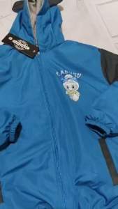 PROMO Jaket Anak Perempuan Kombinasi Bergambar THE LABUBU BLUE