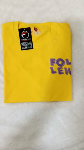 Follew Original Kaos Distro Pria & Wanita Premium Katun Combed 30s