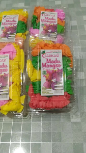 Kue Madumongso Pelangi Dodol Madu Mongso Oleh Oleh Khas Madiun Tulungagung isi 15 Pcs