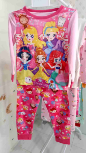 PIYAMA ANAK Baju Tidur Motif MERMAID PRINCESS