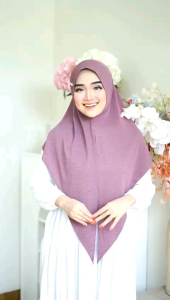 HIJAB PASHMINA PED OVAL / PASHMINA JERSEY / PASMINA PED SABIT NAURA TERBARU / SEGITIGA INSTAN