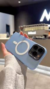 Casing iPhone 11, 12, 13, 14, 15 Plus Pro Max & Case Stand Magsafe Premium