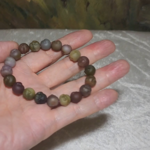 Gegegems Collection premium 10mm multicolor Yanyuan Laughing Buddha bracelet [Natural Crystal]