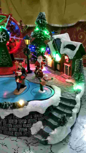 SANTAS CHRISTMAS TREAT CHRISTMAS VILLAGE DISPLAY