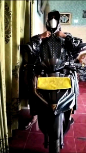 Jas Hujan Kelalawar Lengan Ponco Full Kadut Bahan PVC Kuat & Awet Termurah