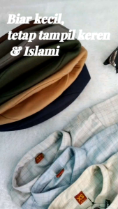 SETELAN KOKO MUSLIM ANAK FERFASHA LENGAN PANJANG USIA 3-13 TAHUN BY A&J