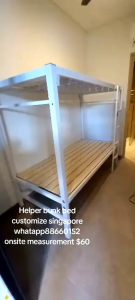 Bunk bed customize singapore for helper room