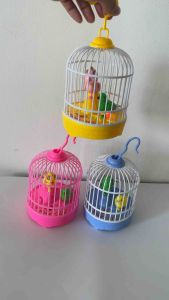 Mainan Burung Bernyanyi Musik/ mainan plastik sangkar burung/ mainan hewan peliharaan