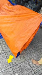 Cao su bạt xanh cam Khổ 4m 3m 2m Đơn giá dài 1 met.