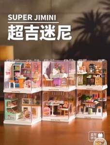 Đồ chơi lắp ghép tự làm mô hình DIY nhà Búp Bê bằng NHỰA ABS - Các tiệm trà bánh