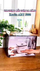 💥GIAO HỎA TỐC💥 NỒI CƠM ĐA NĂNG KARLIN ART3000 LÒNG NỒI INOX 304 BẢO HÀNH 24 THÁNG