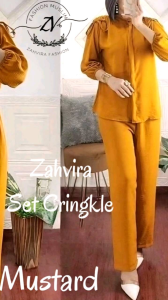 AURA Set Maudy Set Ootd Ala Jepang Korea TerHits Keren COD One set Baju dan Celana Terbaru Setelan