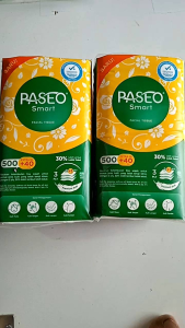 Tisu kering paseo 500+40sheets is 2pcs ply