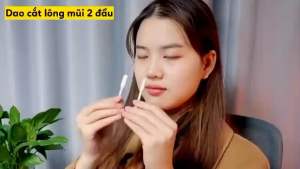 Dụng Cụ Cắt Tỉa Lông Mũi Mini Dao Cạo Lông Mũi Thông MinhDụng cụ cắt tỉa lông mũi xoay 360 độ