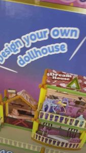 ABL1046 Villa Garden Little Dream House Design Your Own Home Girl Toy For Pretend Play Series