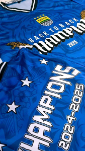 JERSEY PERSIB BACK TO BACK CAHMPION FULL PRINTING TERBARU 2025 ⭐⭐⭐⭐ NEW PREMIUM