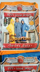 Spartan Raincoat 999. Knee lenght Heavy duty with PVC Insert Button