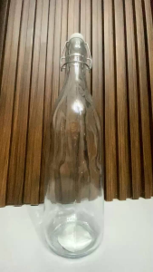 1 Piece Clear Drinking Bottle Flip Top 900ml