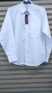 เสื้อเชิ้ต สีขาว แขนยาว นักเรียน นักศึกษา ใส่ทำงาน ใส่ได้ทุกโอกาส