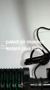 Paket Pompa Air Mancur Kolam Lengkap dengan Filter