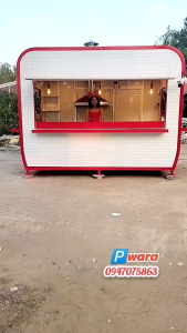 ส่งบางพื้นที่ ซุ้มขายของ คีออส ซุ้มร้านน้ำ ซุ้มอาหาร สไตล์ฟู้ดทรัสต์ ขนาด3*2.5ม. สินค้าใหม่ สามารถสั่งทำ ตามความต้องการได้ ครับ