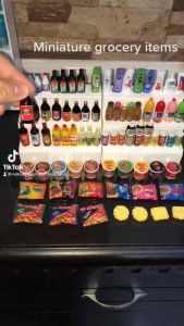 miniature toyo ketchup suka patis soy vinegar fish sauce doll dollhouse diorama condiments chibi