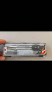 Bộ compa bút chì gỗ chính hãng SDI 0602Bthép không rỉ vẽ tranh thiết kế chuyên dụng cho học sinh vẽ kỹ thuật