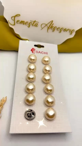 Bros Mutiara Pin Hijab Pin Klip